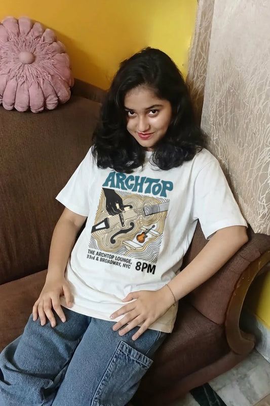 Archtop - Oversized Tee for Jazz Guitarists