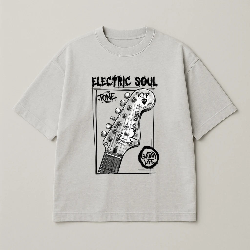 Electric Soul – Premium Oversized T-shirt