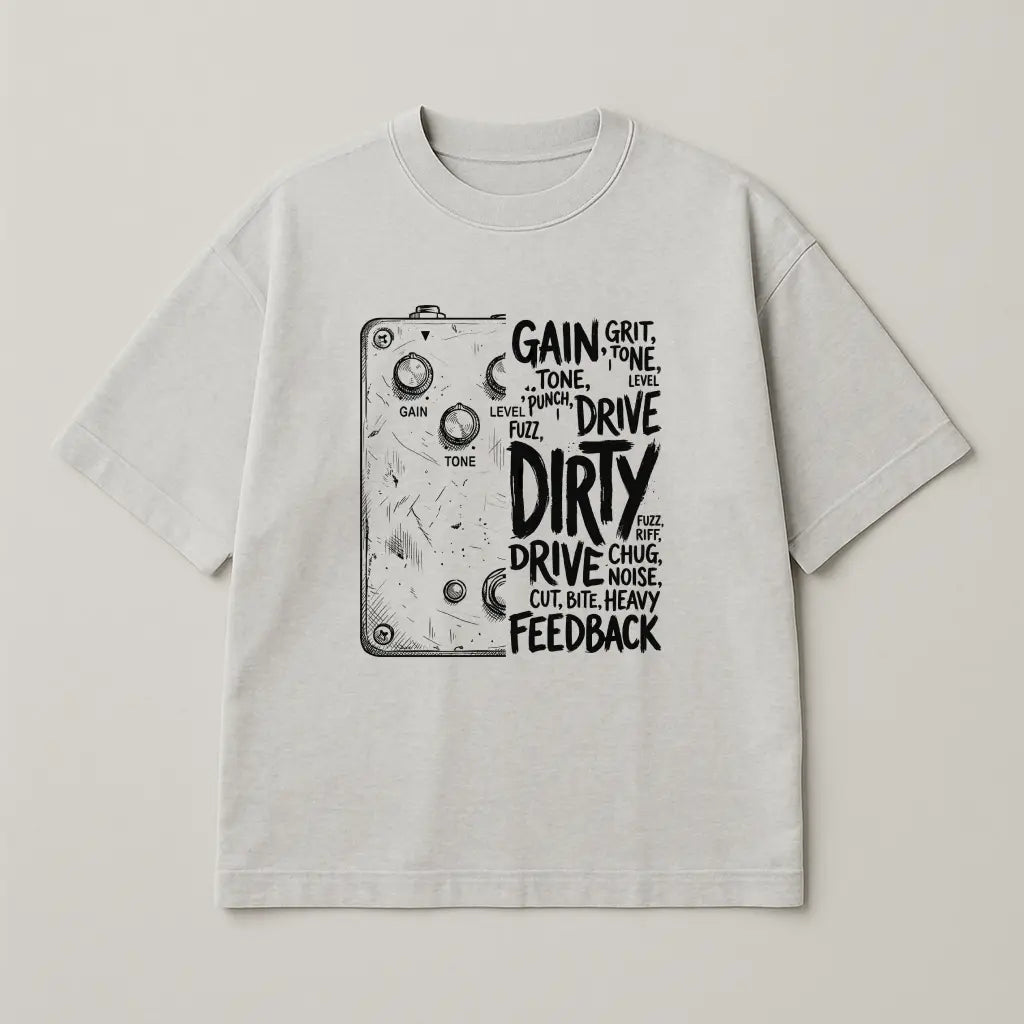 Dirty Drive – Tone Pedal Premium Oversized T-shirt