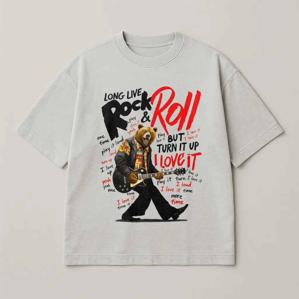 Long Live Rock & Roll - Premium Oversized T-shirt