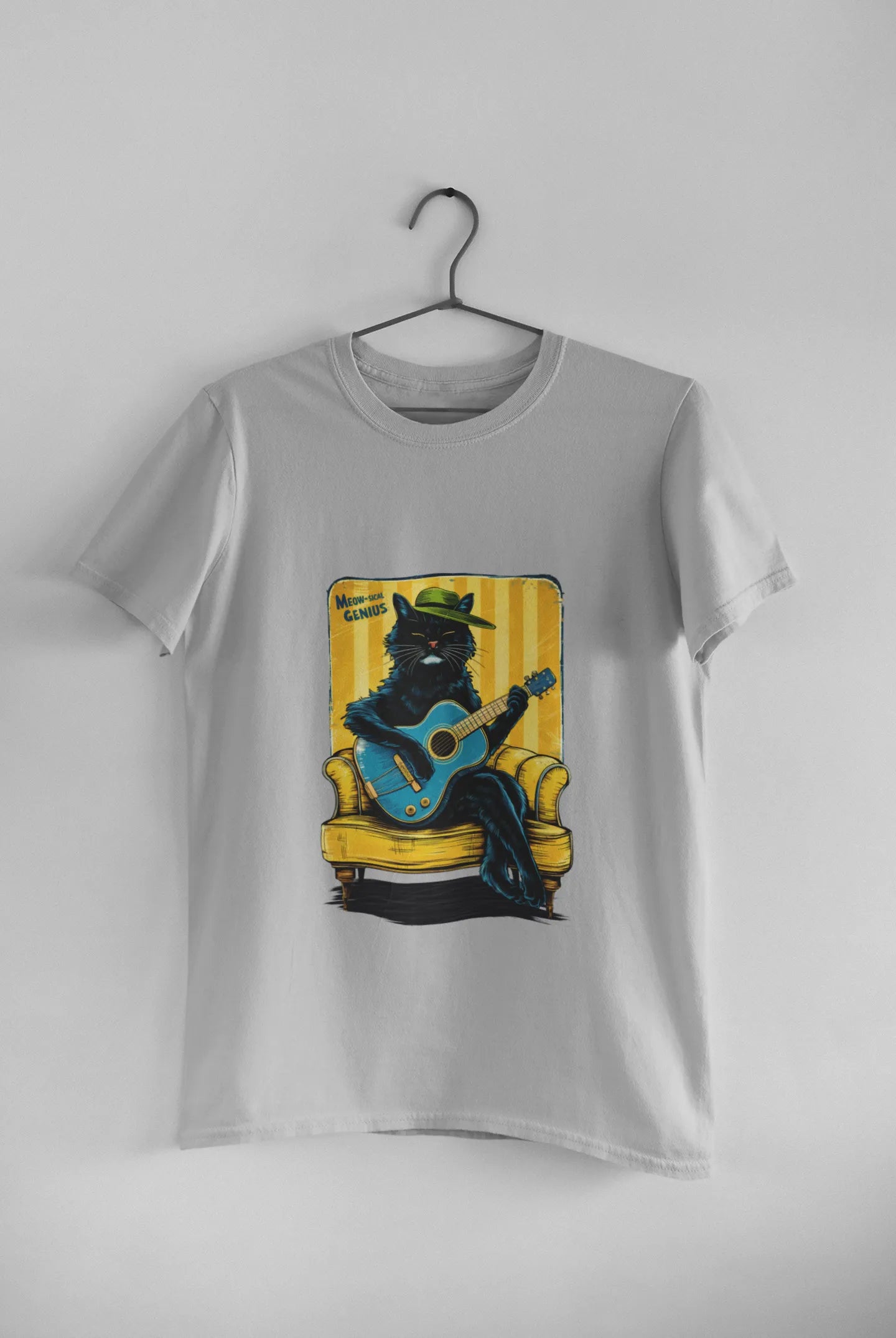 Meowsical Genius Cat T-Shirt