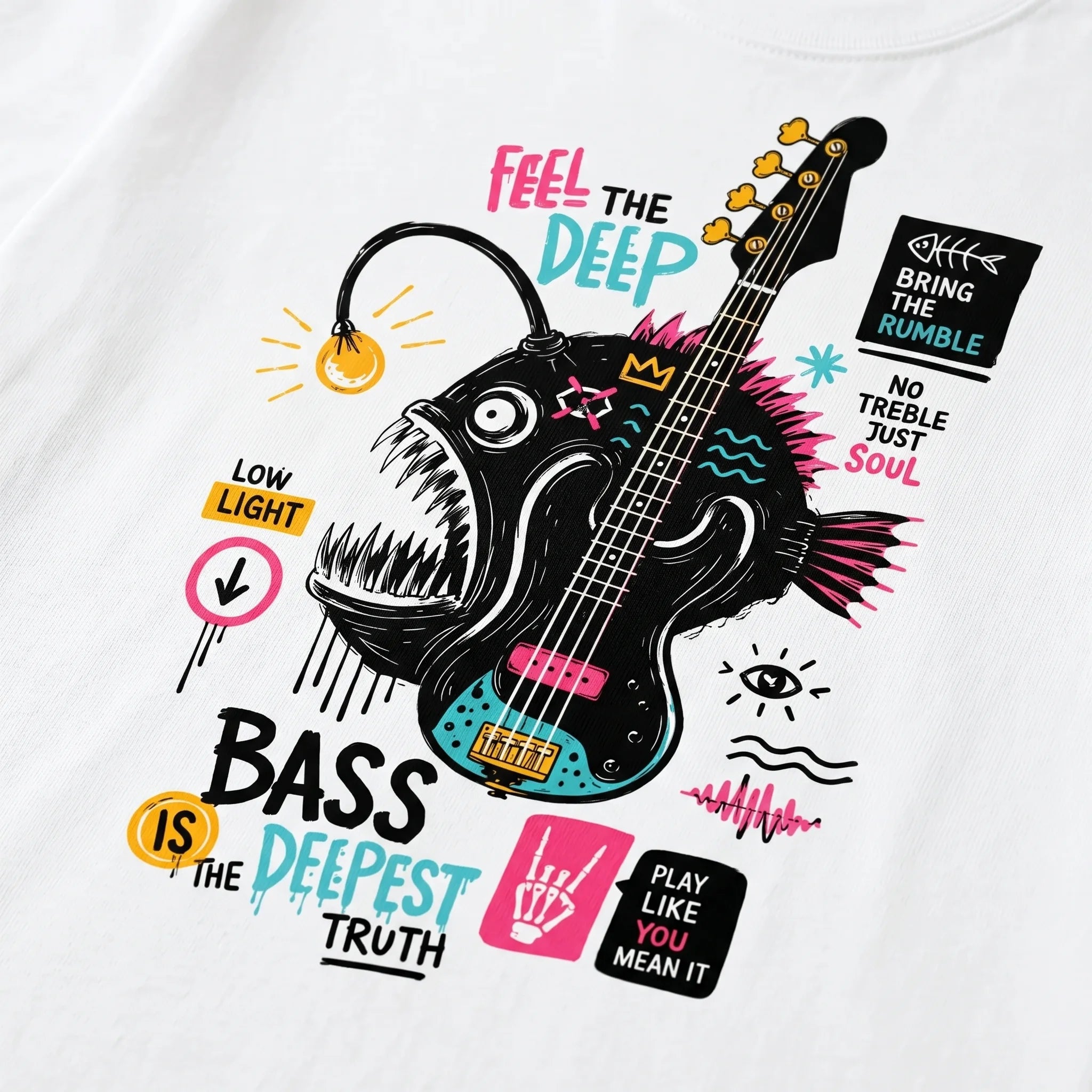 Bass Deep Truth – Classic Tee For Bassists