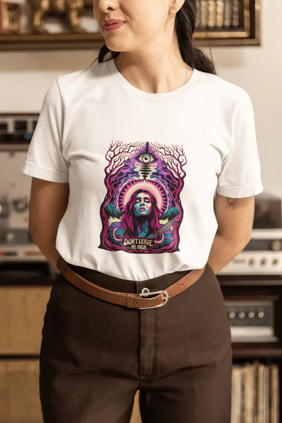 Don't Leave Me High Psychedelic Tee