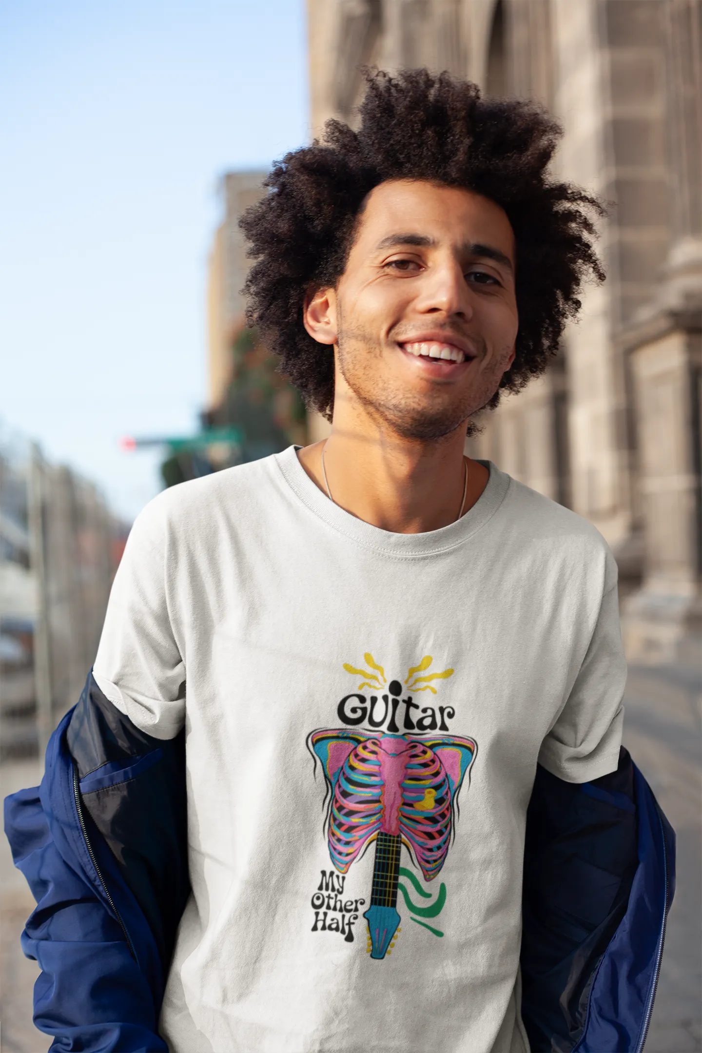 Guitar My Other Half Psychedelic T-shirt