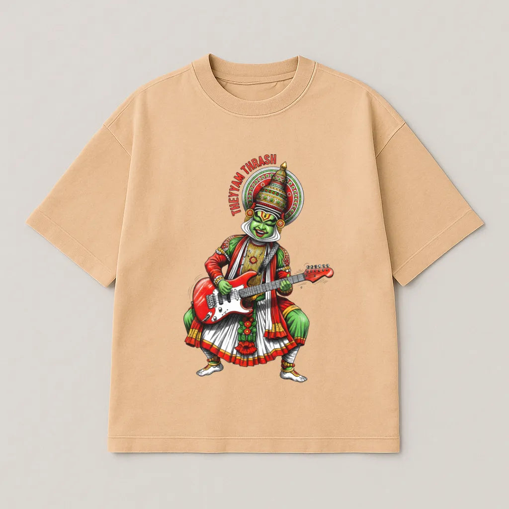 Theyyam Thrash - Premium Oversized T-shirt