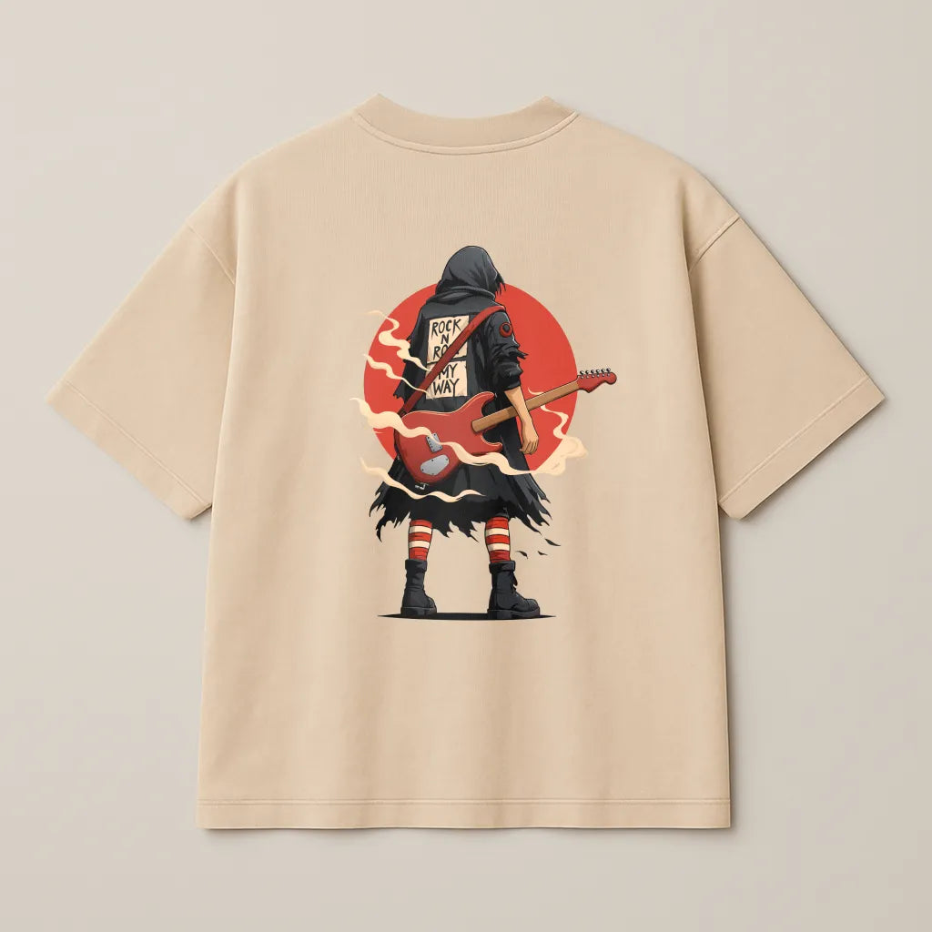 Rogue Riff – Premium Oversized Backprint Tee
