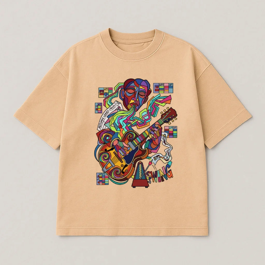 Electric Swing – Oversized Jazz Tee