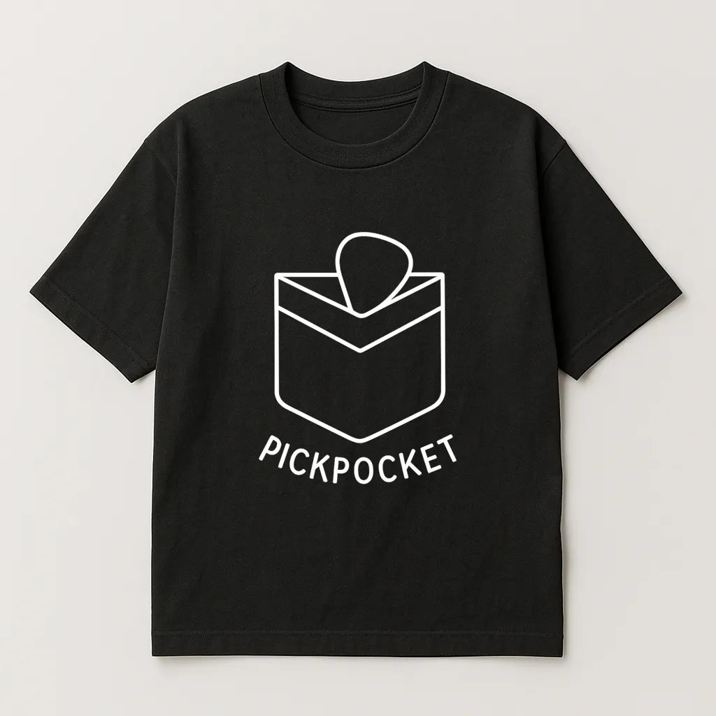 Pick Pocket Guitar Minimal T-shirt