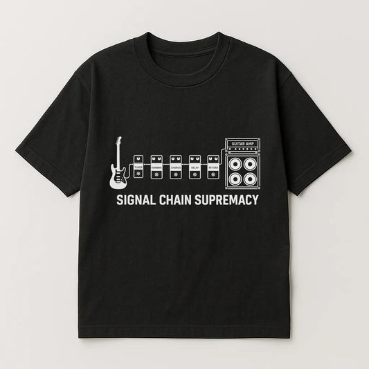 Signal Chain Guitar Pedals T-shirt