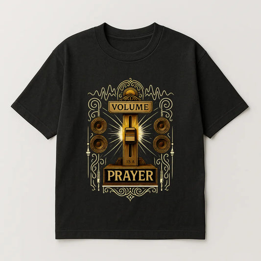 Volume Is a Prayer – Musician T-shirt