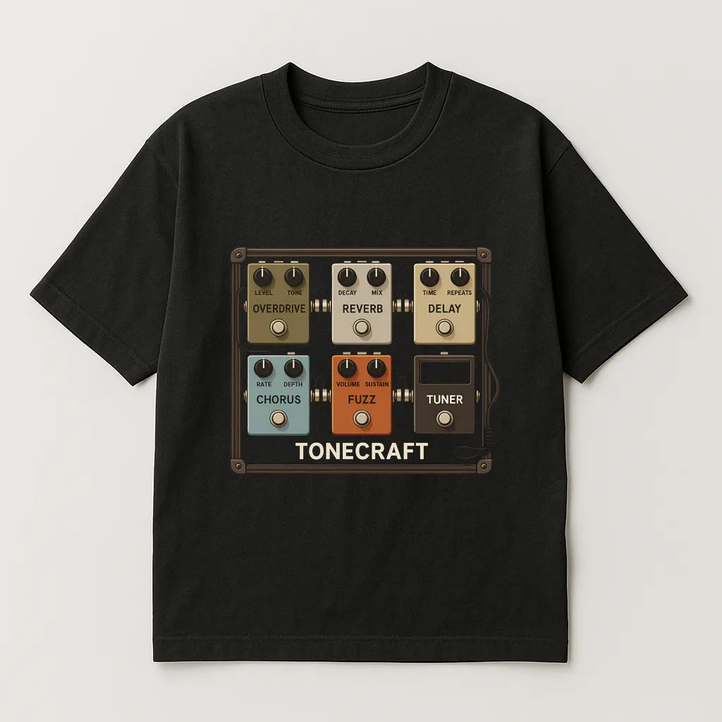 Tonecraft Guitar Pedal Board T-shirt