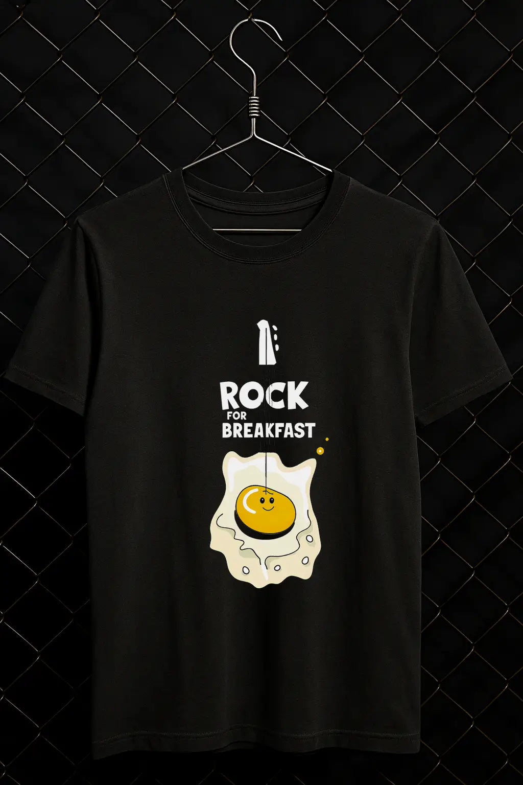 Rock For Breakfast Minimal T-shirt