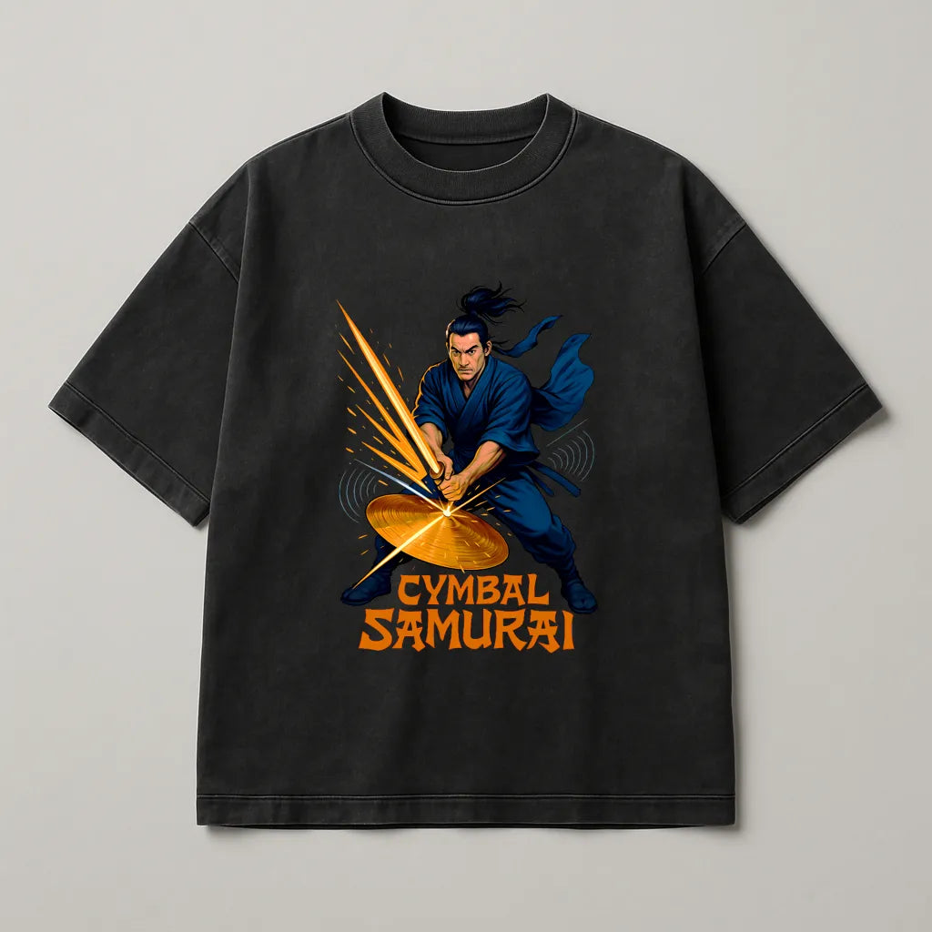 Cymbal Samurai Premium Oversized T-shirt