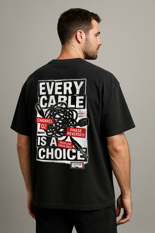 Cable Choice – Premium Oversized Tee (250 GSM)