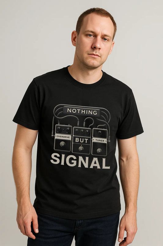 Nothing But Signal – Guitar Pedal T-shirt