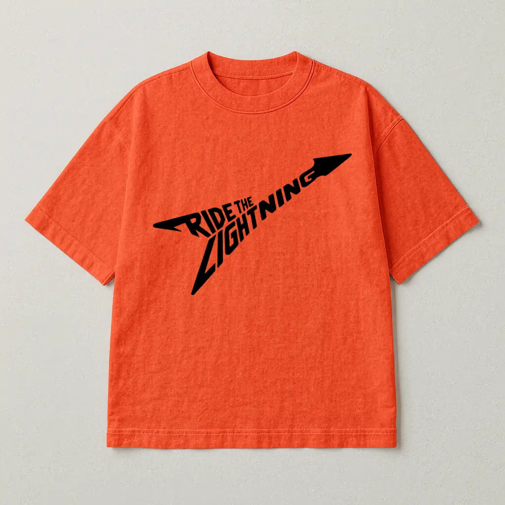 Ride the Lightning – Heavyweight Tee (250 GSM)