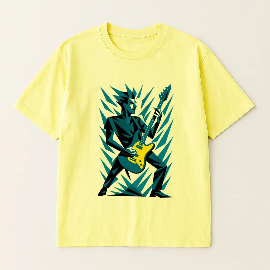 Abstract Art Guitar Shredder T-shirt