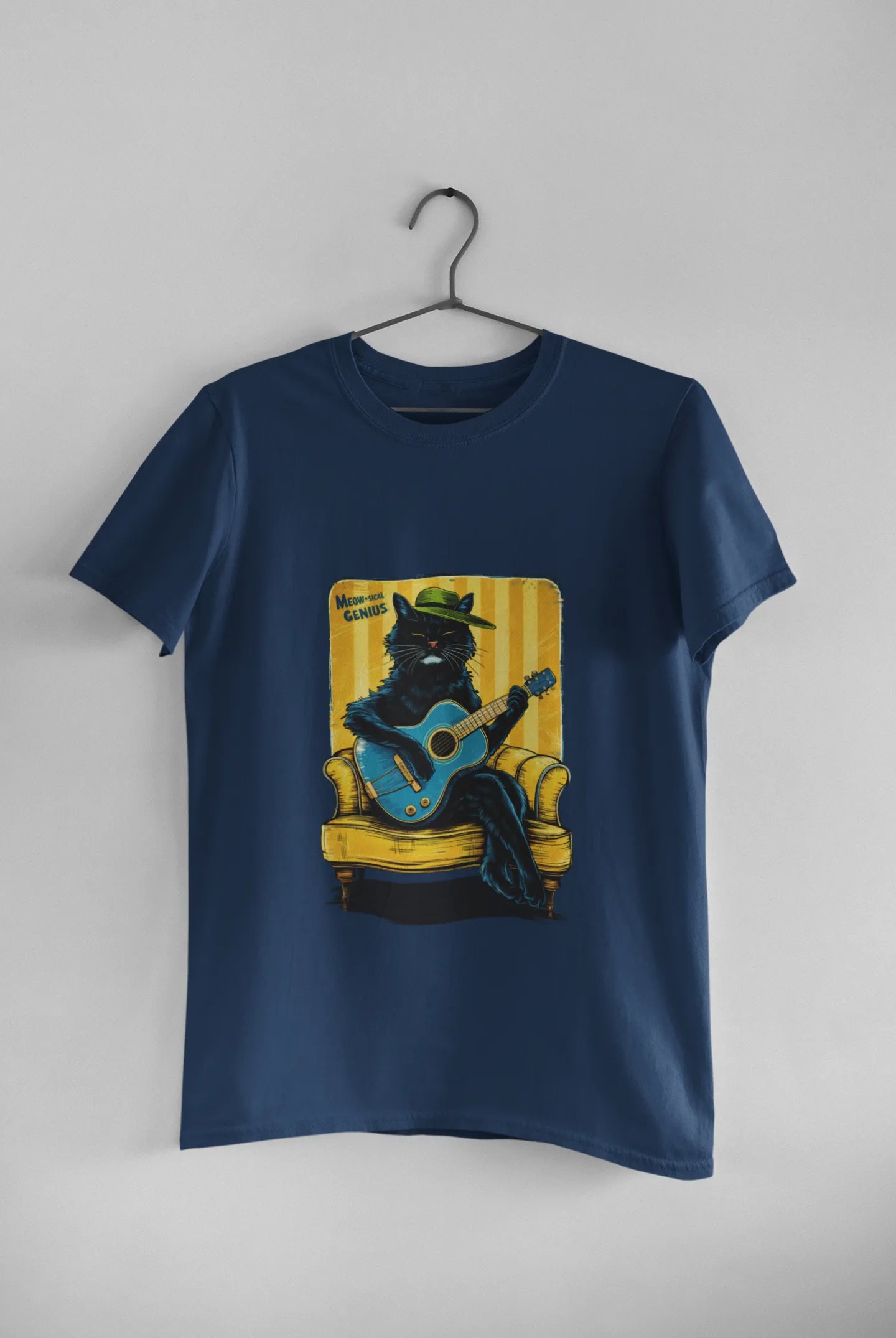 Meowsical Genius Cat T-Shirt