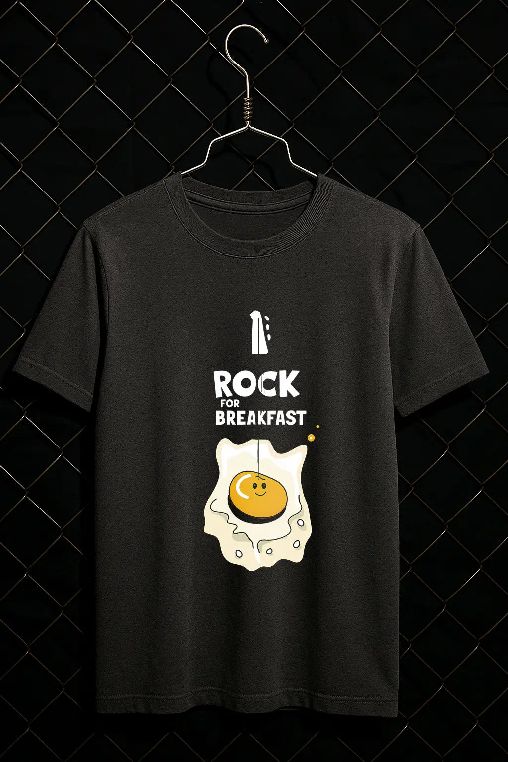 Rock For Breakfast Minimal T-shirt
