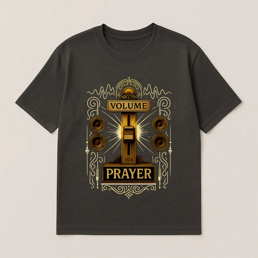 Volume Is a Prayer – Musician T-shirt