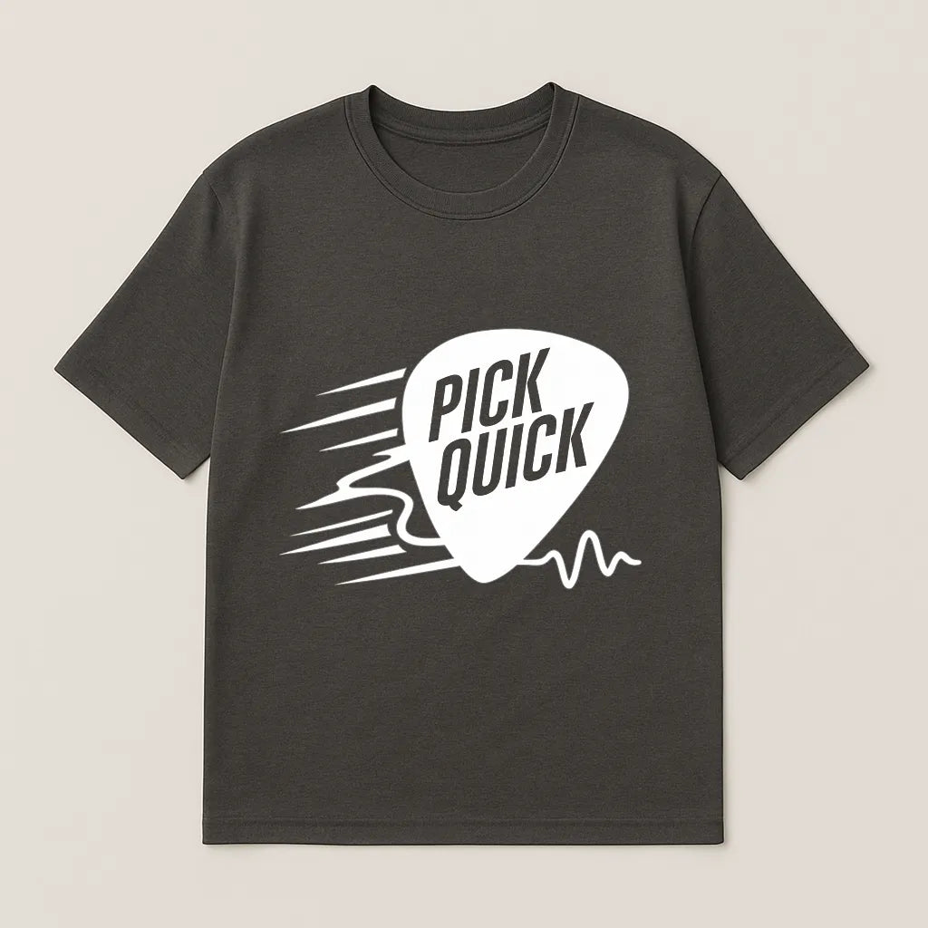 Pick Quick Minimal Guitar Pick T-shirt