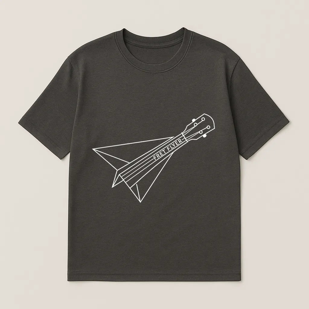 Fret Flyer Minimal Guitar T-shirt