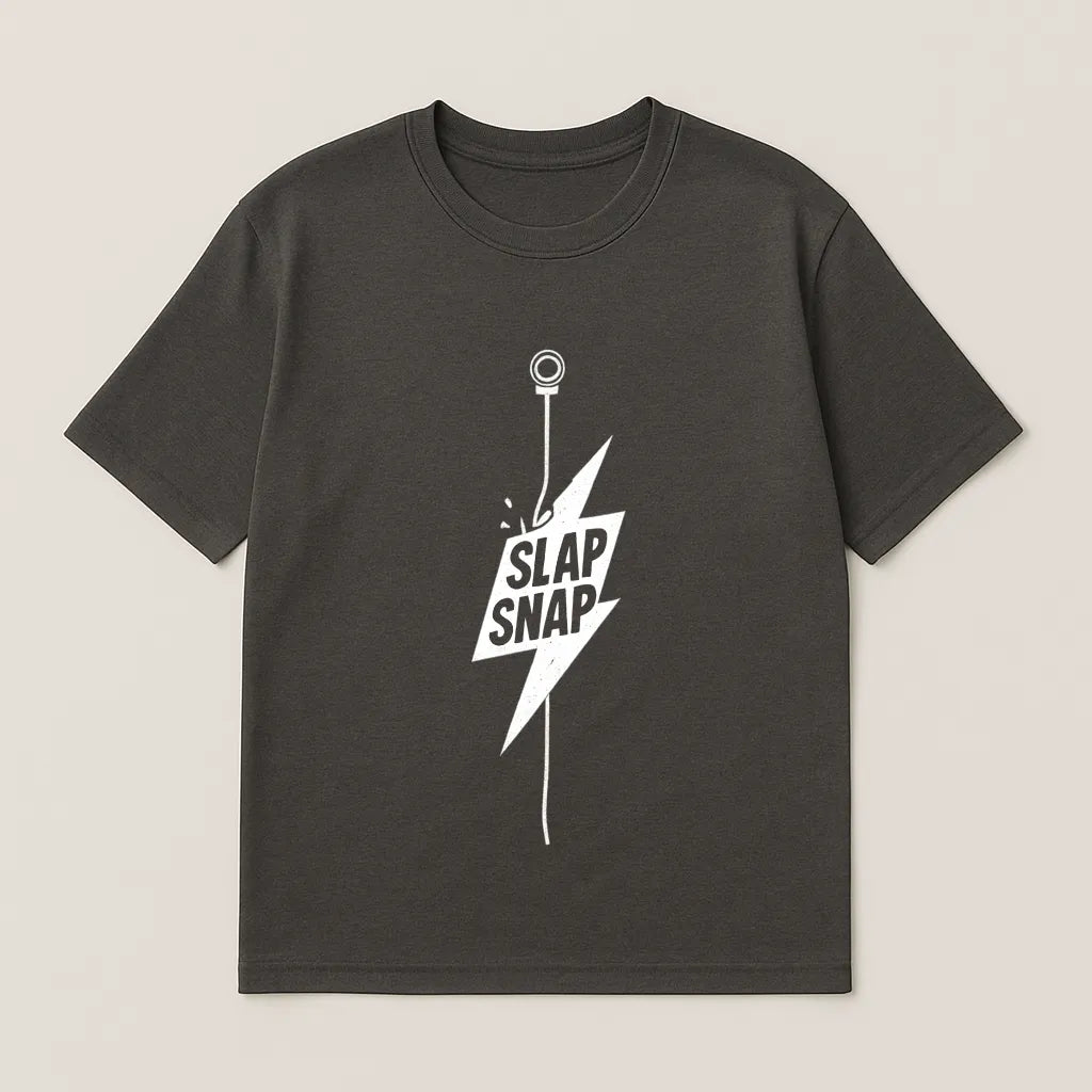 Slap Snap Bass Line Minimal T-shirt