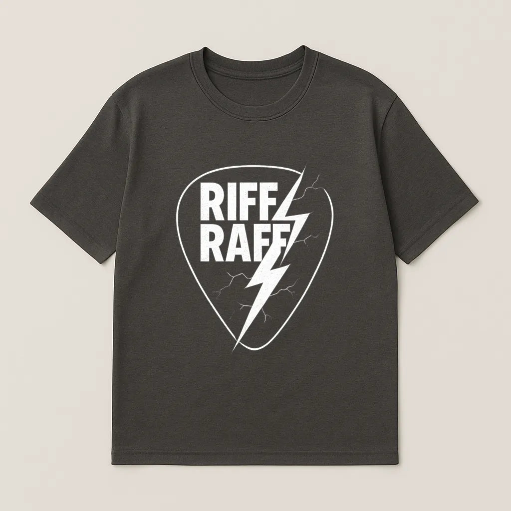 Riff Raff Guitar Pick Minimal T-shirt