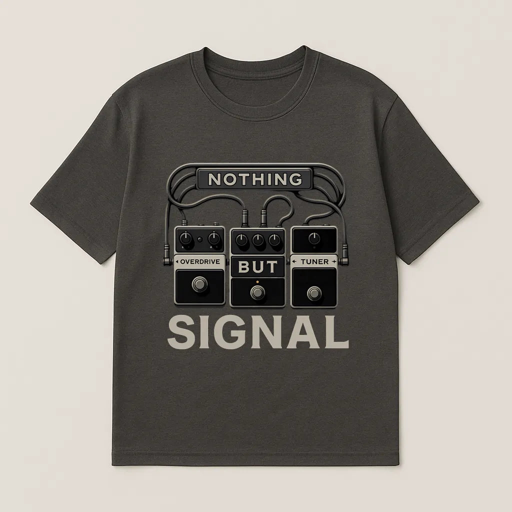 Nothing But Signal – Guitar Pedal T-shirt