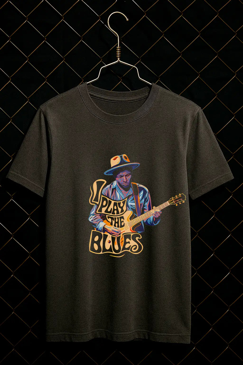 I Play the Blues Graphic Tee Shirt for Men