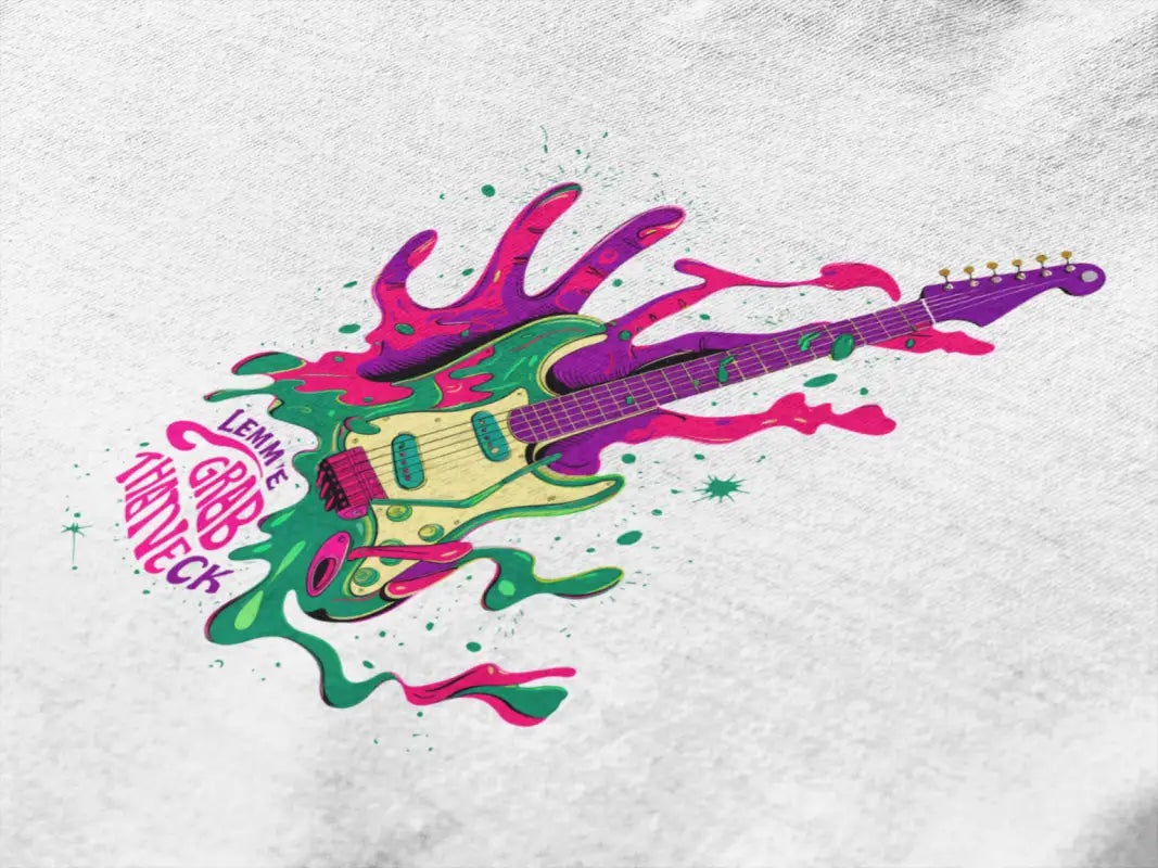 Grab That Neck - Psychedelic Oversized T Shirt