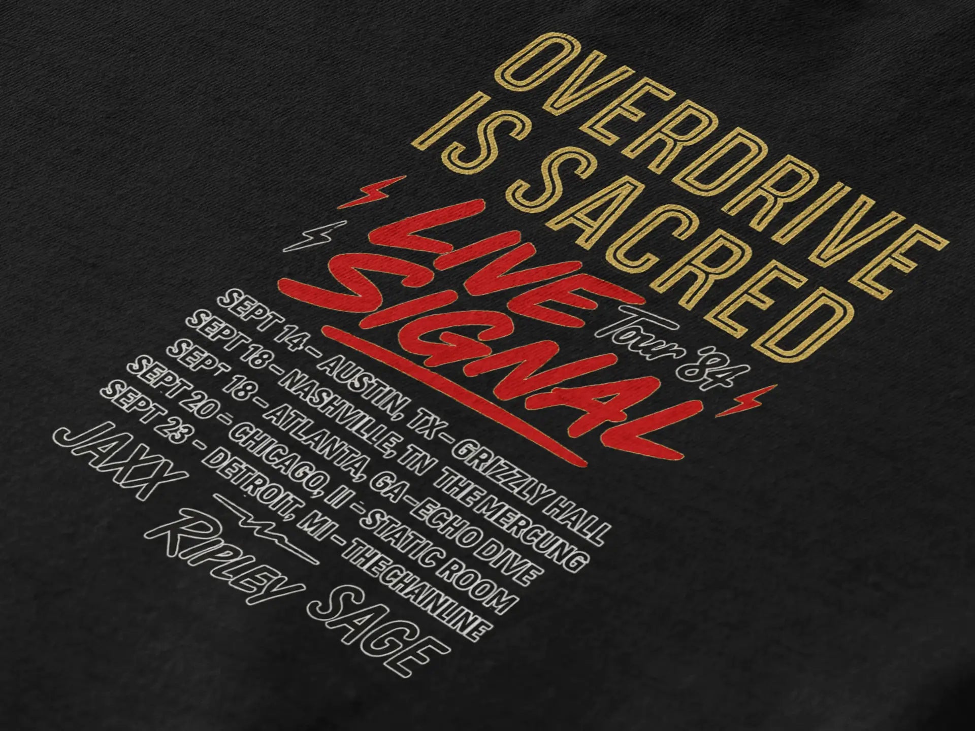 Overdrive Premium Printed Oversized T-shirt