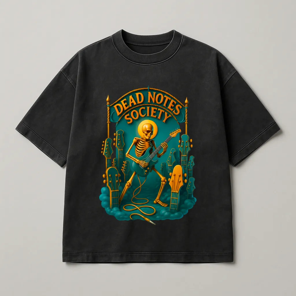 Dead Notes Society – Premium Oversized T-shirt