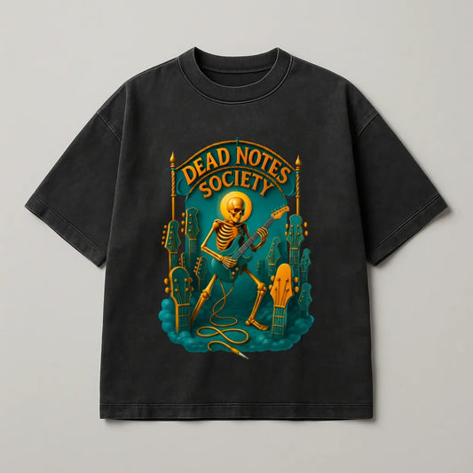 Dead Notes Society – Premium Oversized T-shirt