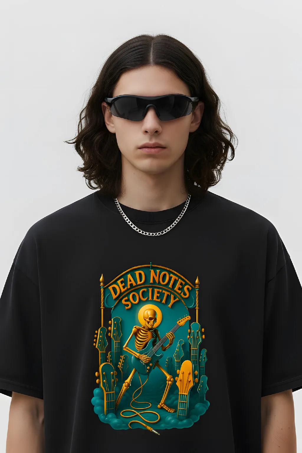 Dead Notes Society – Premium Oversized T-shirt