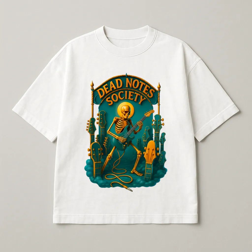 Dead Notes Society – Premium Oversized T-shirt