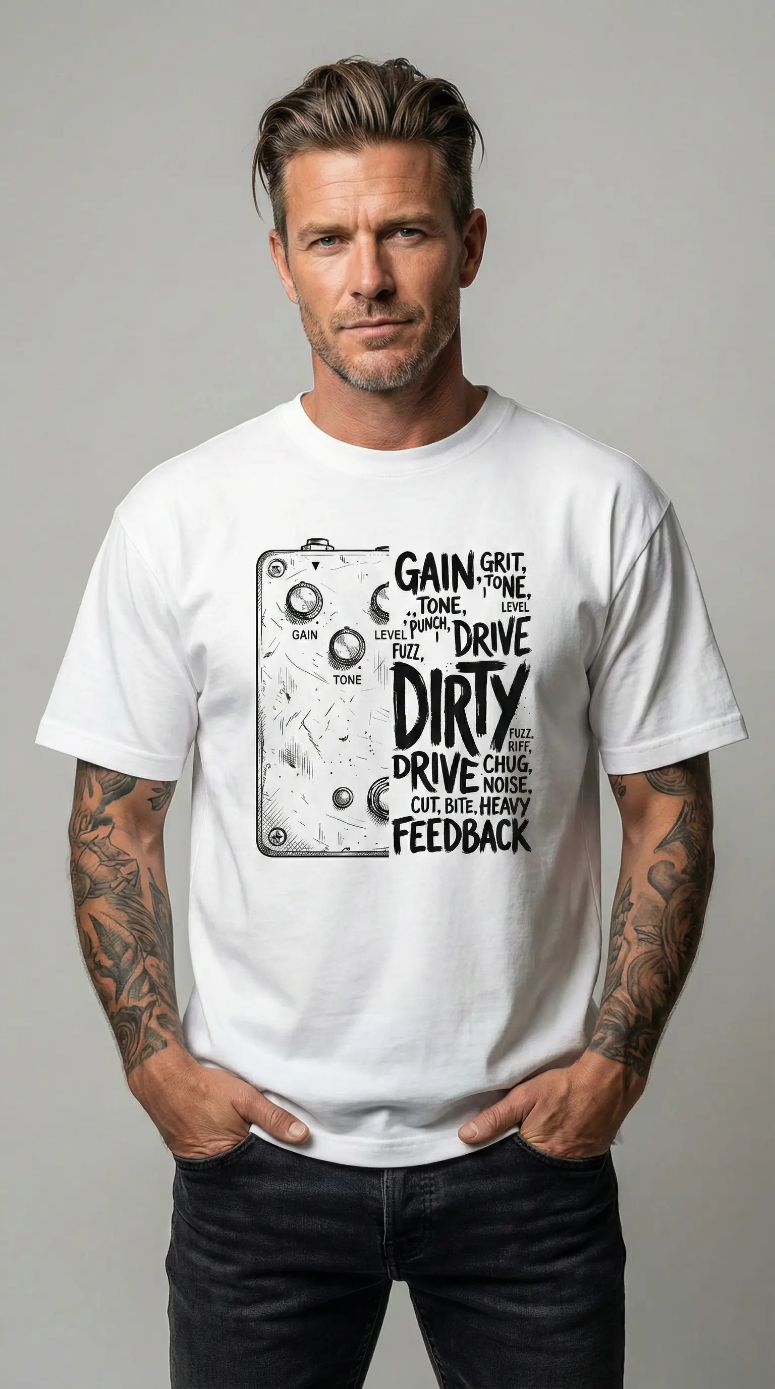 Dirty Drive – Tone Pedal Premium Oversized T-shirt