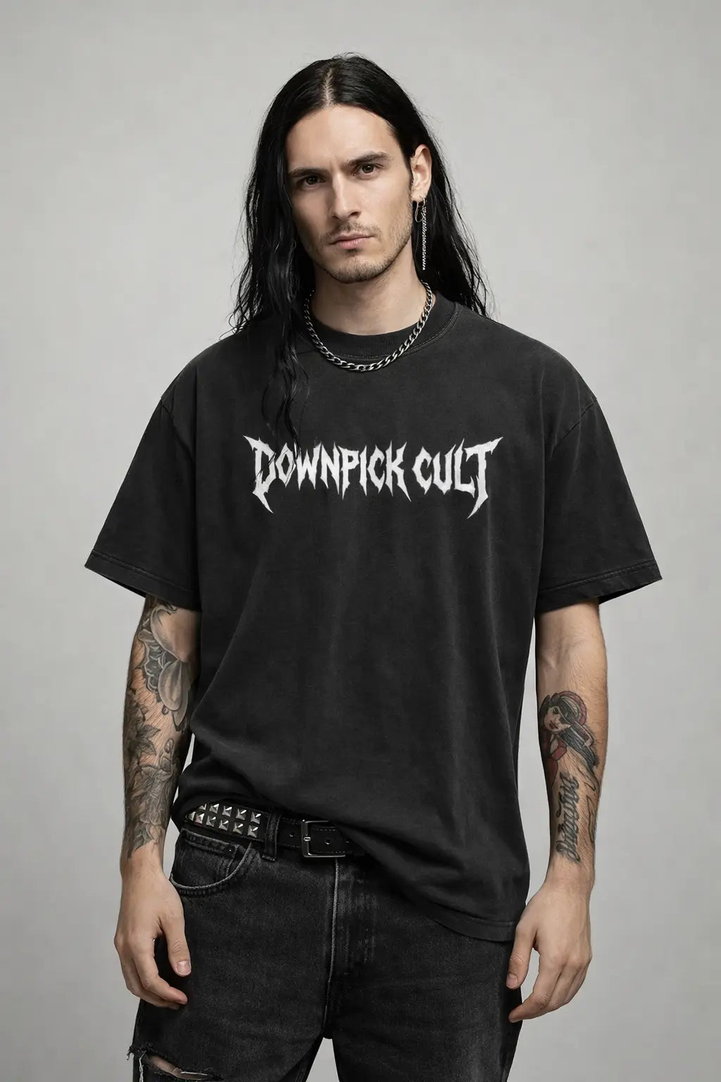 Downpick Cult - Premium Oversized T-shirt for Metalheads