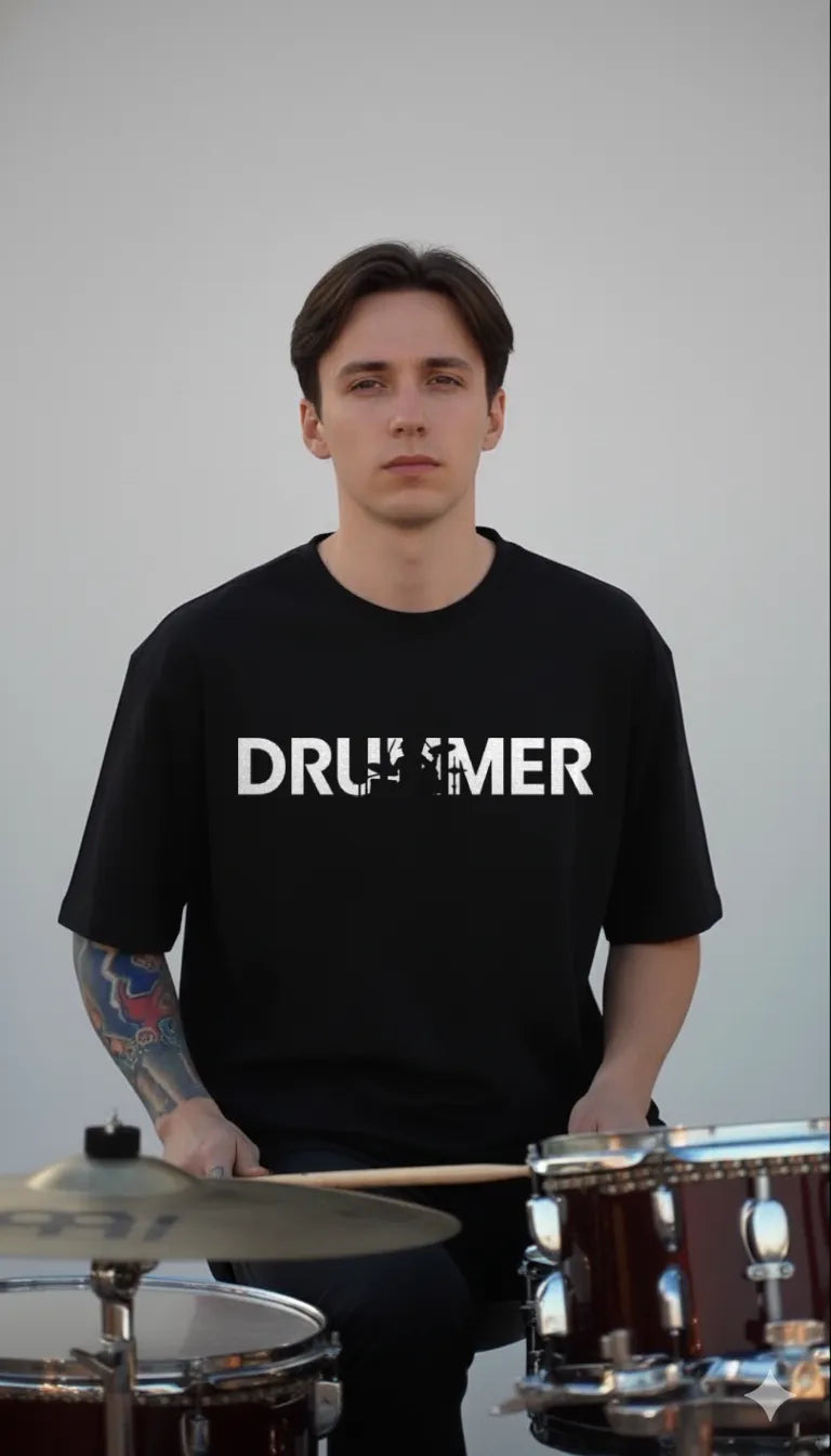 Drummer Grind – Premium Oversized T-shirt