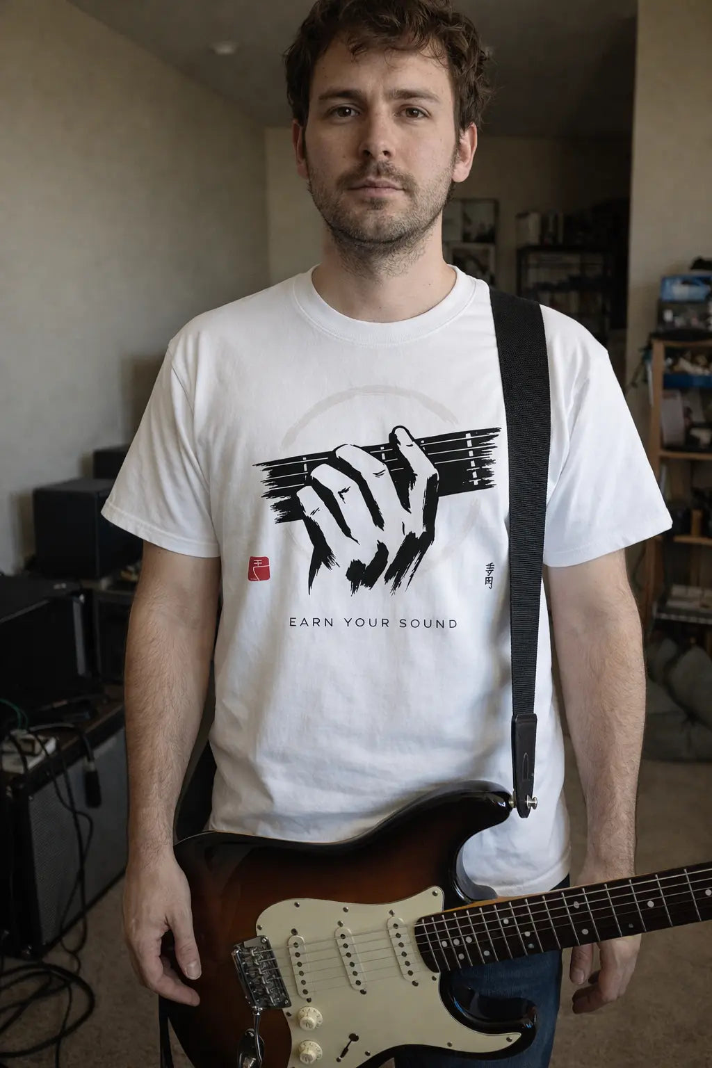 Earn Your Sound - 180 GSM Guitar T-shirt