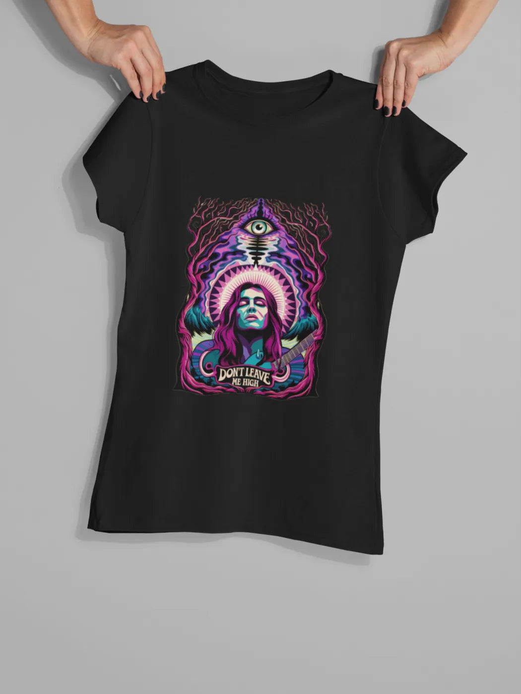 Don't Leave Me High Psychedelic Tee