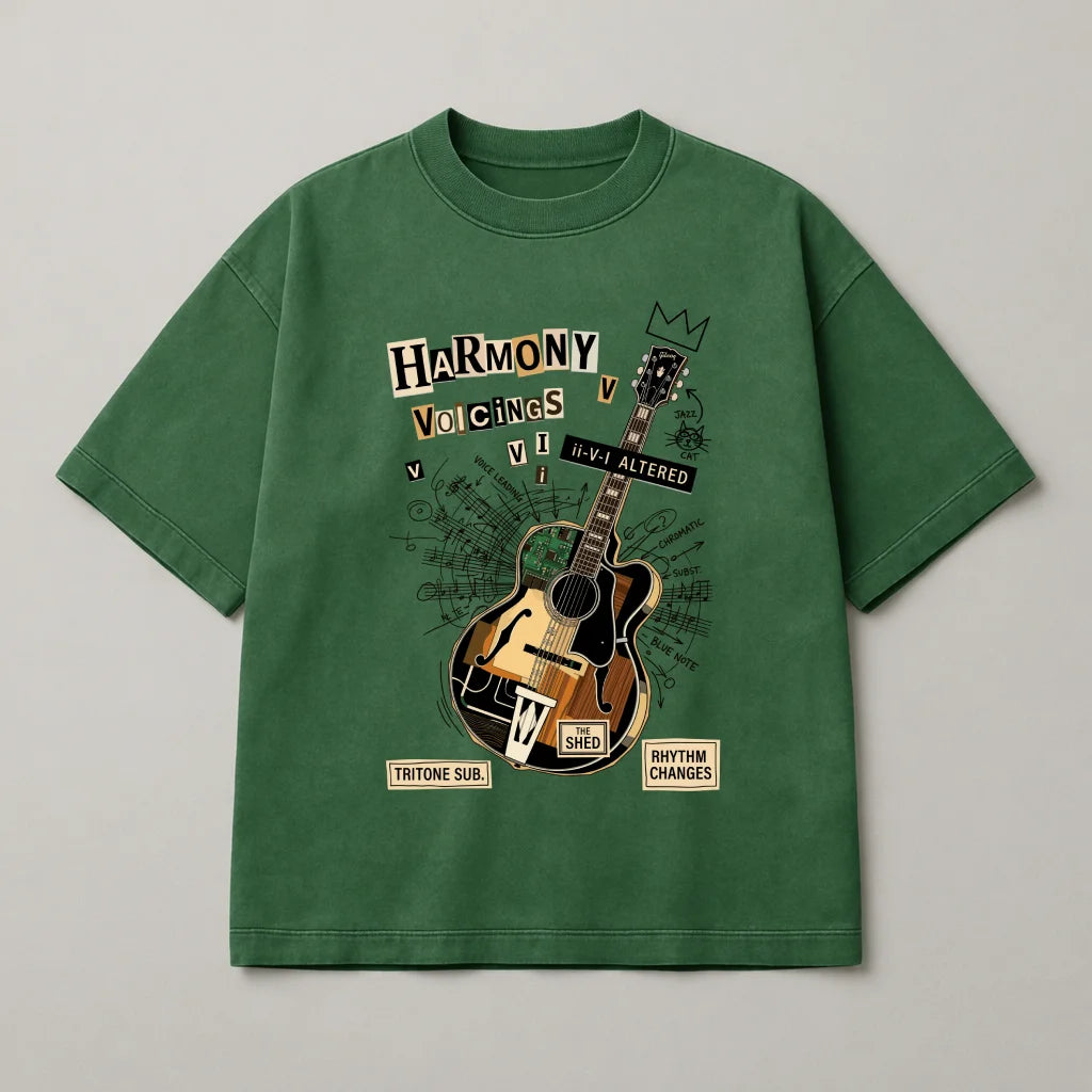 Harmony Voicings – Oversized jazz Tee