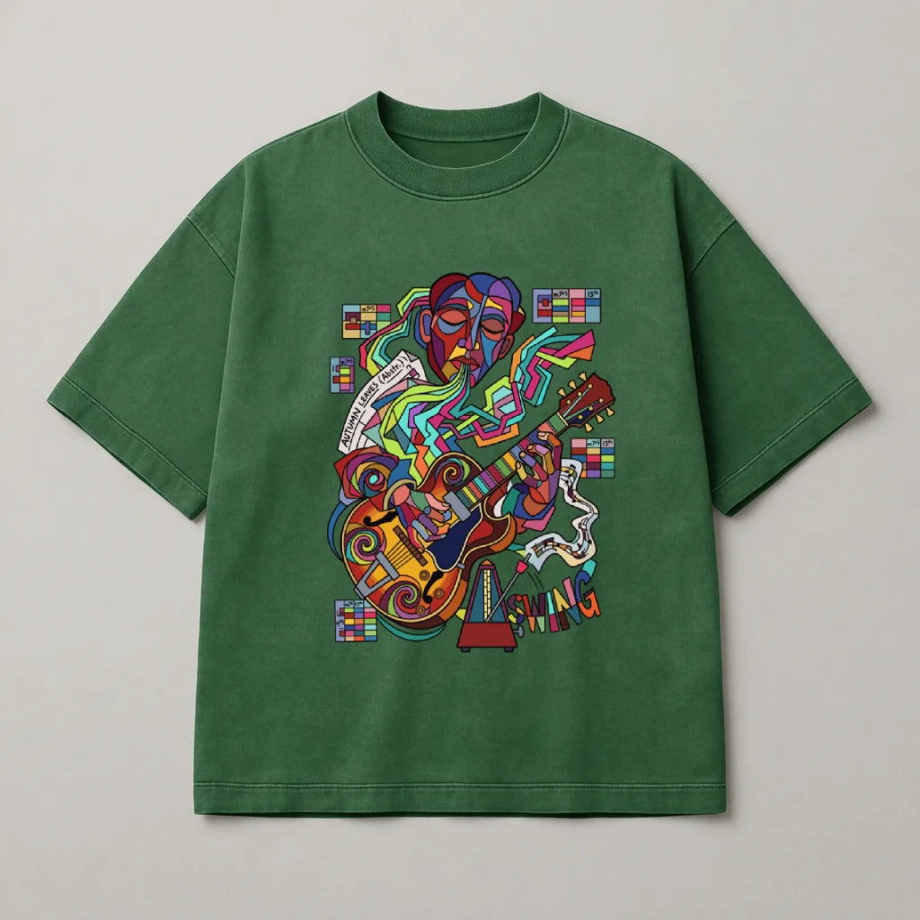 Electric Swing – Oversized Jazz Tee