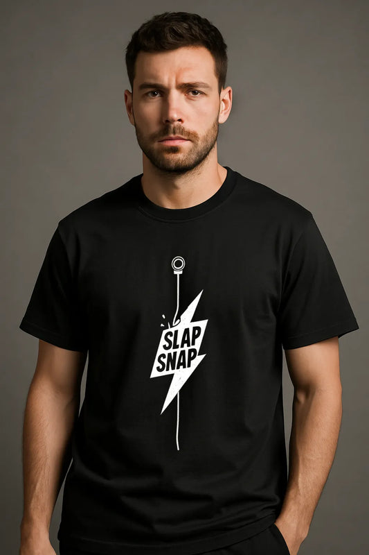 Slap Snap Bass Line Minimal T-shirt
