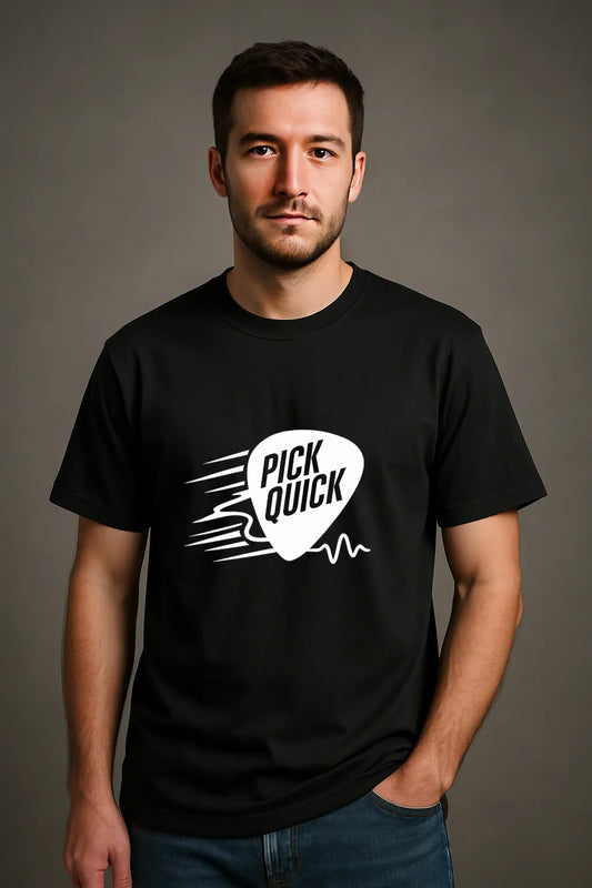 Pick Quick Minimal Guitar Pick T-shirt