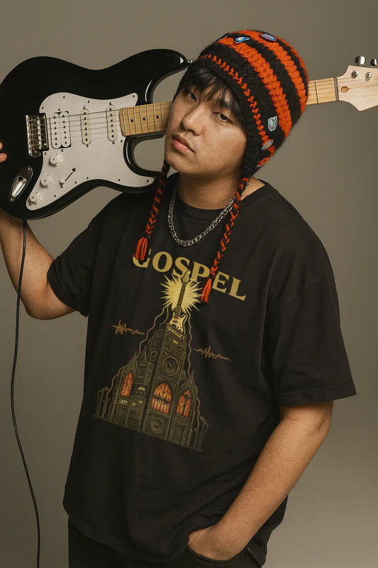 Gospel Vintage Guitar Premium Oversized T-shirt