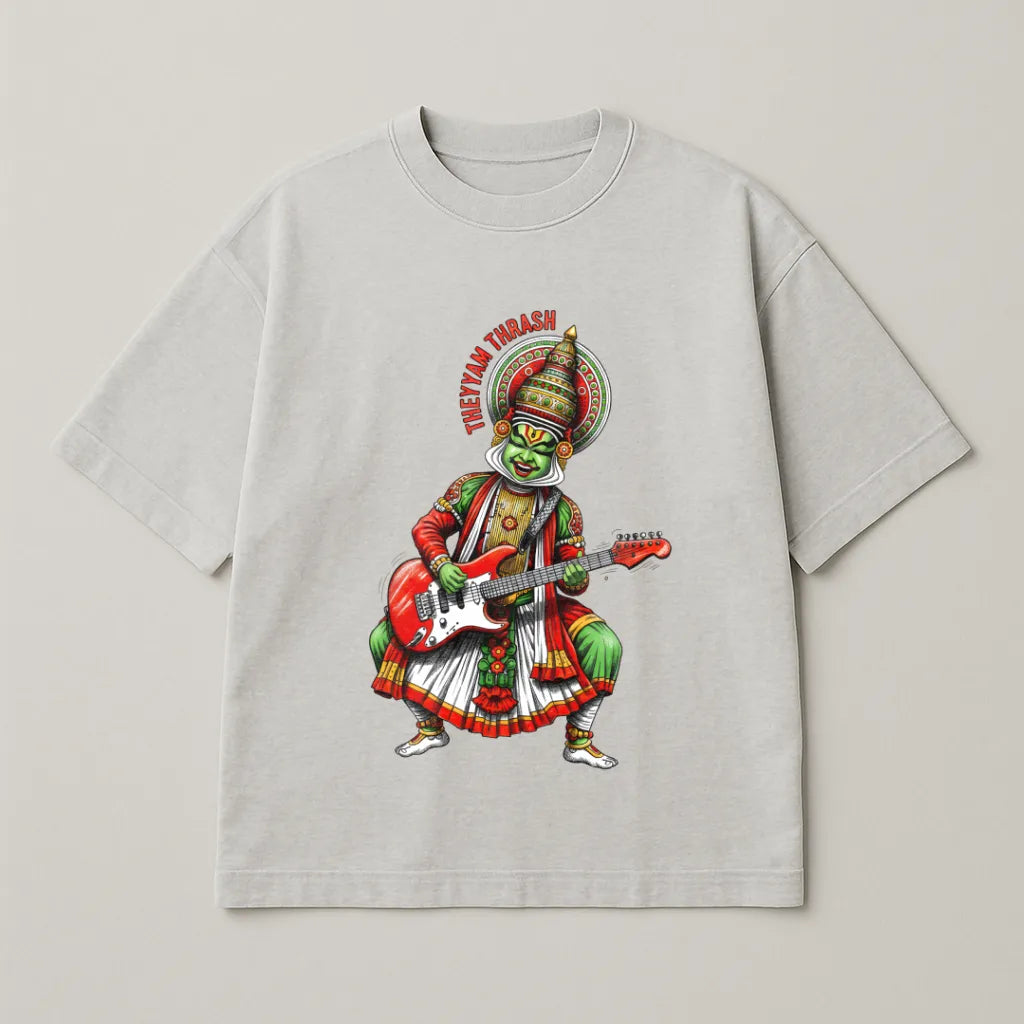 Theyyam Thrash - Premium Oversized T-shirt