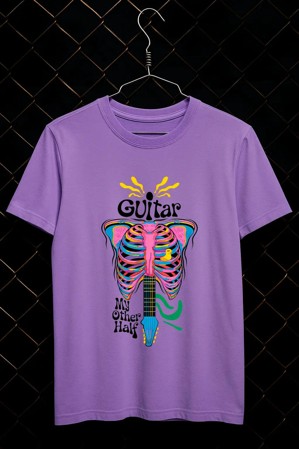Guitar My Other Half Psychedelic T-shirt