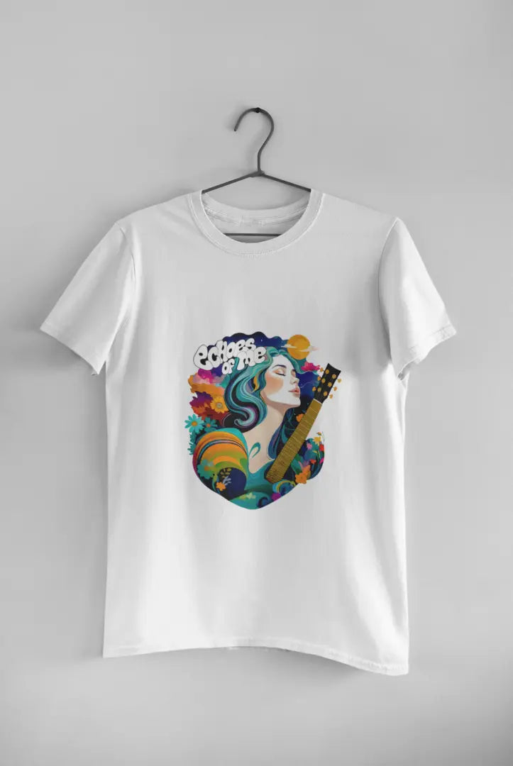 Echoes of Me Ladies Summer T-Shirt - Psychedelic Design