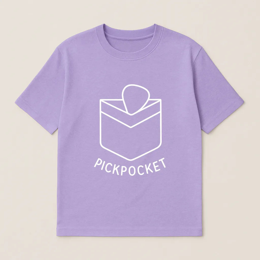 Pick Pocket Guitar Minimal T-shirt